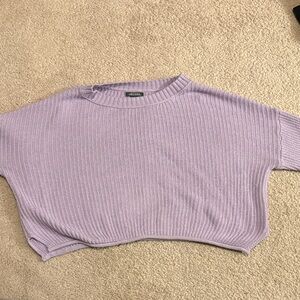 Wild Fable Lilac Knit Crop Top